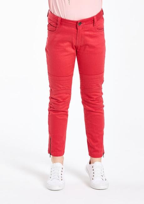 Ružové tenké džínsy lola liza (122-128), 122 / 128