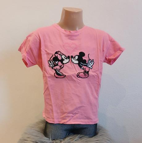 Dievčenské tričko mickey a minnie (116), disney,116