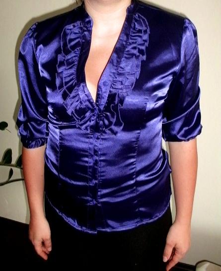 Luxusná saténová blúzka vo veľ. 38-40, takko,m
