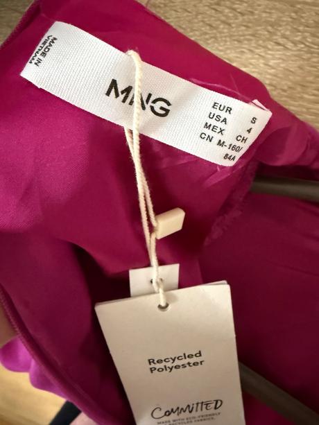 Mango magenta šaty, mango,s
