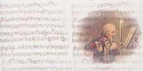 Servítka mozart a noty 4ks (s232), 