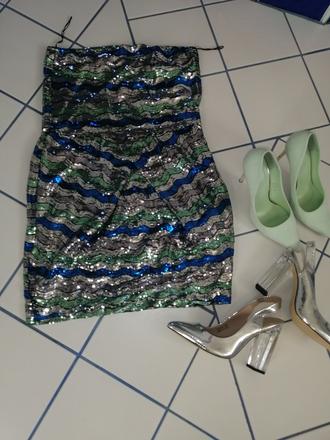 Spoločenské flitrove saty, s