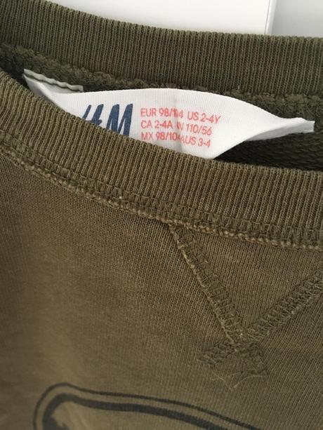 Chlapčenská mikina, h&m,104