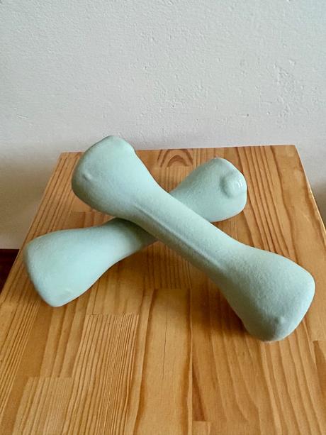 Jednoručné činky dvojkilové 2 ks, 