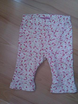 Kvietkované nohavice velk.0-3mes, 56