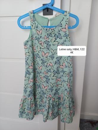 Letne saty, h&m, 122, h&m,122