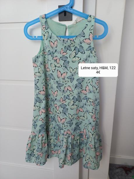 Letne saty, h&m, 122, h&m,122
