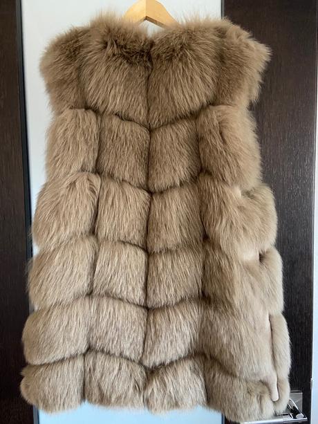 Luxusná vesta z pravej kožušiny, 