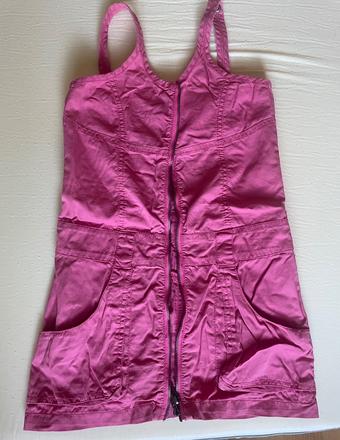 Ružové dievčenské letné šaty., 128