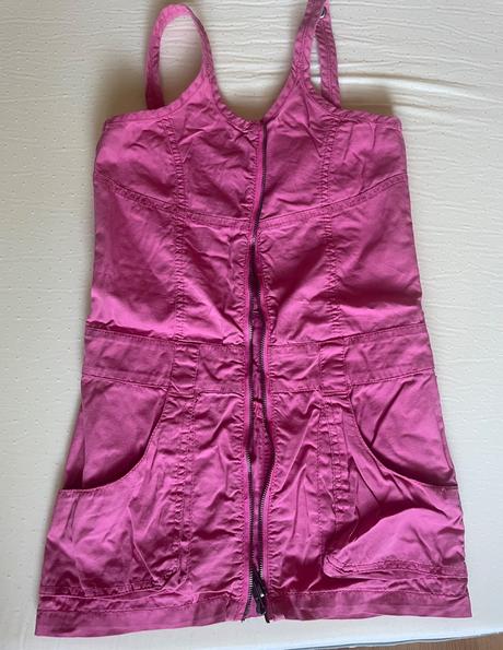 Ružové dievčenské letné šaty., 128