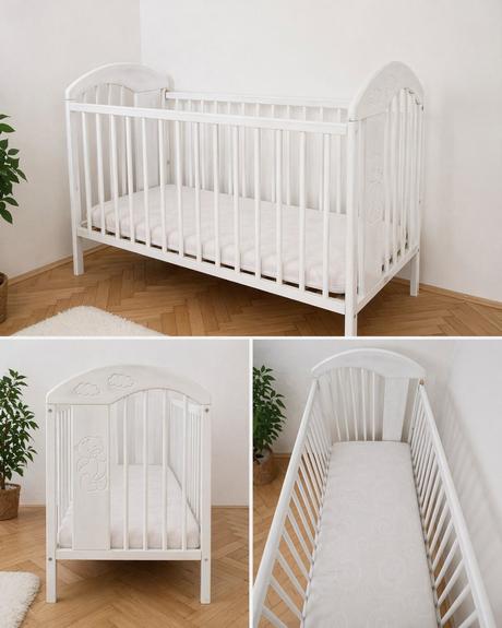 Detska postieľka, šírka (cm): 80,dĺžka (cm): 120