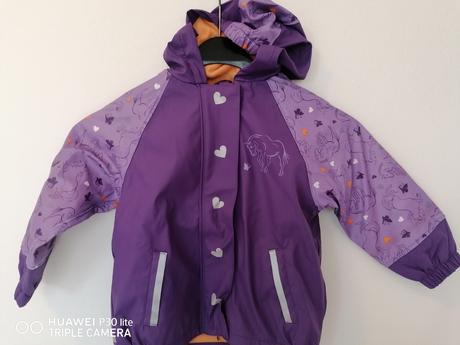 Nepremokavá zateplena vetrovka 2_4r malo nosena, lupilu,98