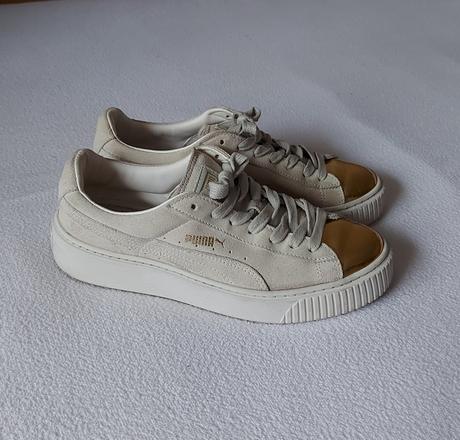 Puma suede platform gold, puma,40