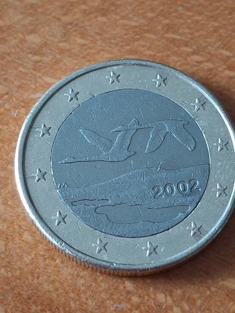 1 euro minca fínsko 2002,