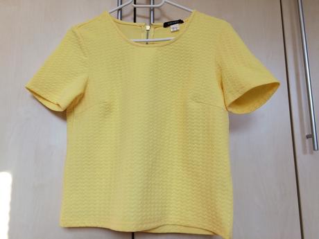 Žltý top na zips, esmara,38