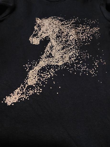 Mikinove šaty/ predlzena mikina-kôň 134/140, tcm,134