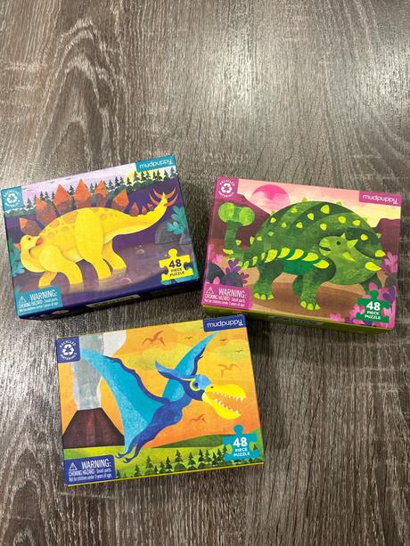 Mudpuppy detske puzzle dinosauri,