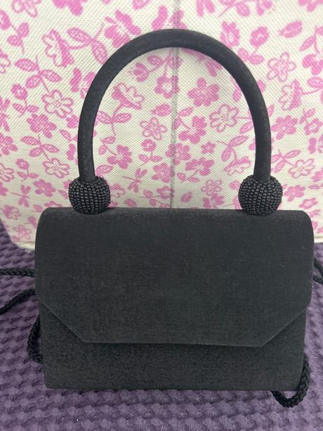 Spoločenská kabelka malá čierna, 