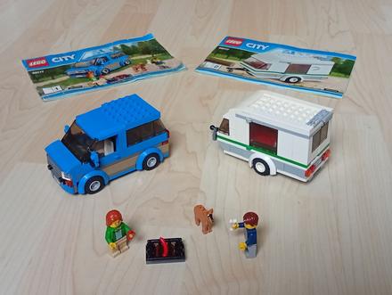 Lego 60117 dodávka a karavan, 