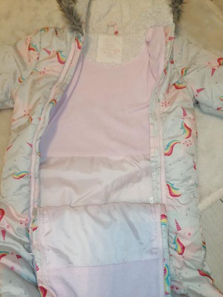 Zimný overal unicorn f&f č. 68/74, f&f,68