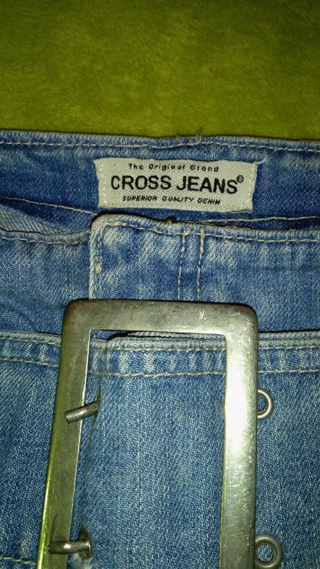 Riflová sukňa m-l, m