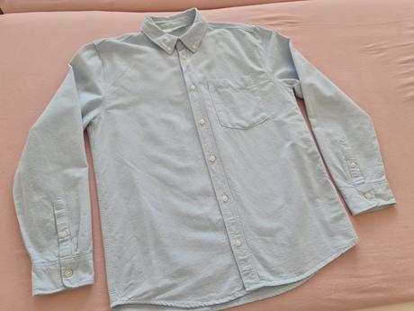 Chlapčenská bavlnená košeľa, h&m,164