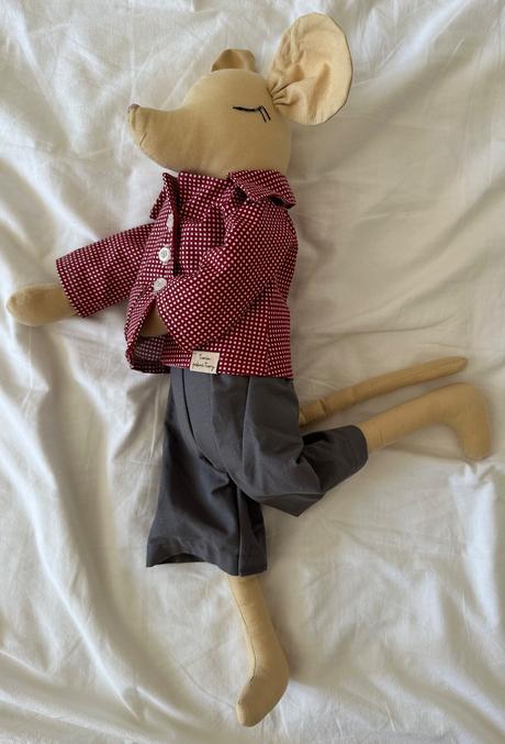 "nová" látková myš (handmade)výroba za 10e, 