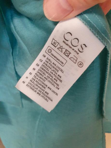 Bluzka cos tyrkysova, cos,44