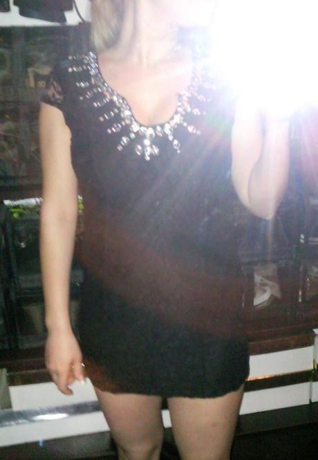 Predĺžený top/minišaty, s