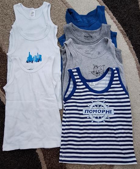 86 92 tricka s kratkym rukavom + tielka, 92