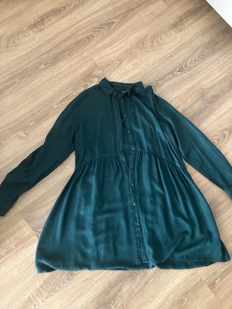 Zelená tuniková košeľa, stradivarius,l