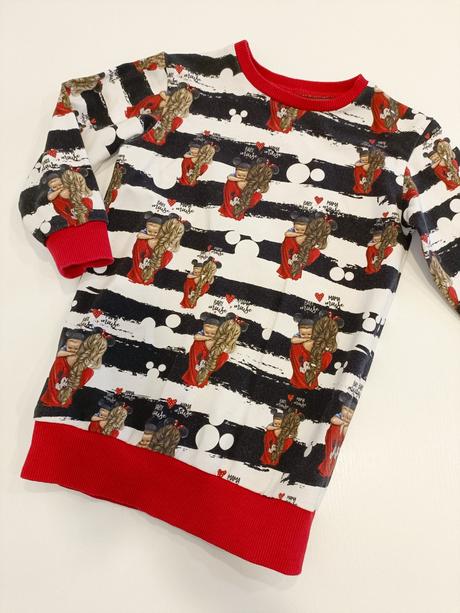 Predĺžená mikina/mikinošaty, 92