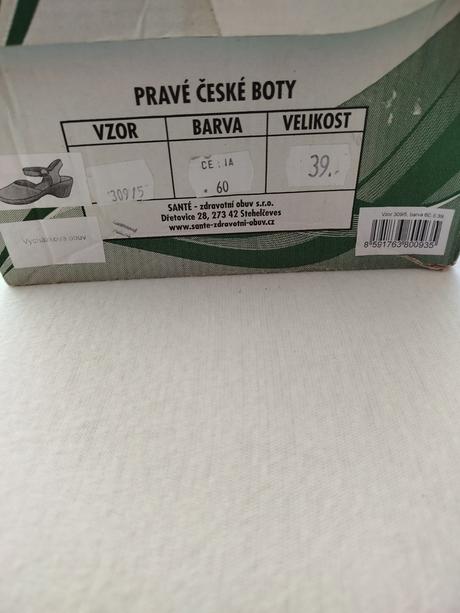 Kožené sandále santé veľ.39, santé,39