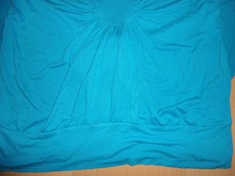 Tyrkysove volne damske tricko, m