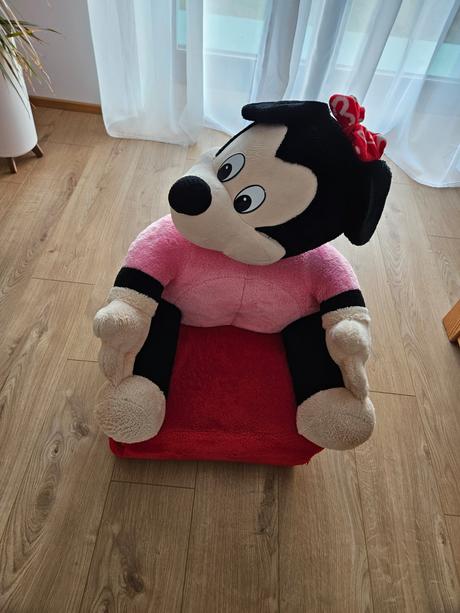 Plyšové rozkladacie kresielko,