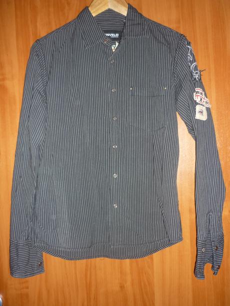 Košeľa s aplikáciou na rukáve, kenvelo,s