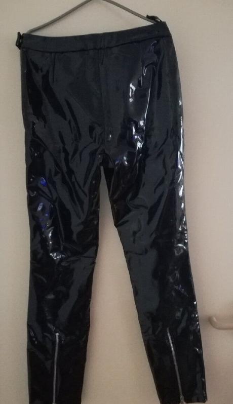 Latexové nohavice icona pop gina tricot vel. 36 (n, 36