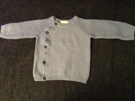 Modrý svetríky lupilu, v.74-80, ako nový, lupilu,74