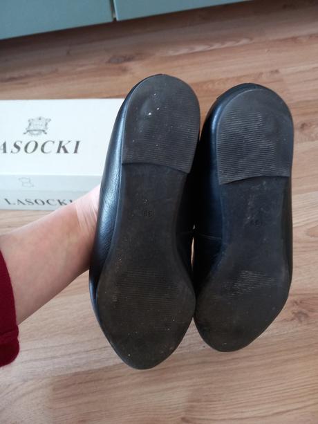 Kožené balerinky lasocki 39, lasocki,39