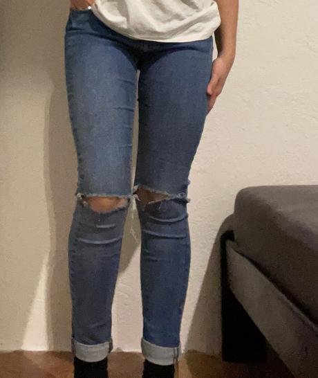 Dámske skinny rifle, 38