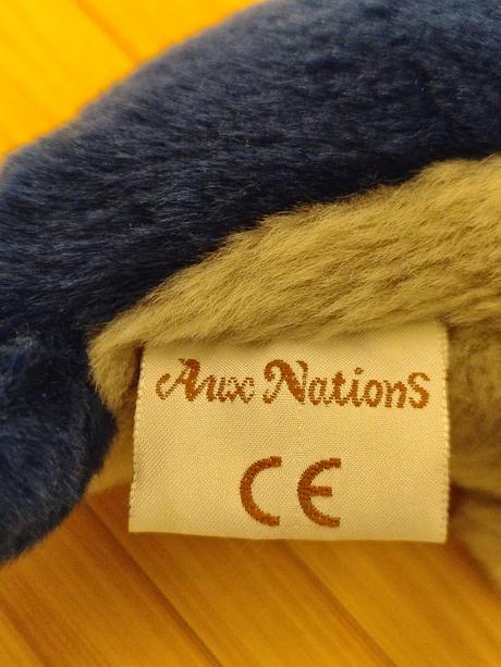 Plyšový tmavo modrý delfín, aux nations, 20 cm,