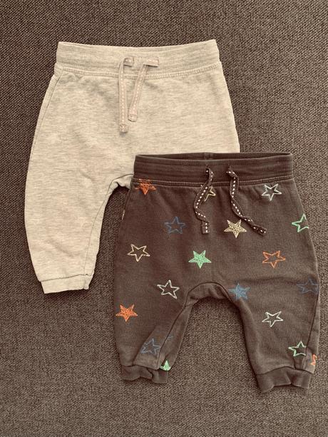 Tepláčiky 2ks, h&m,62