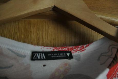 Zara stylove,trendy,moderne tricko s/m, zara,s