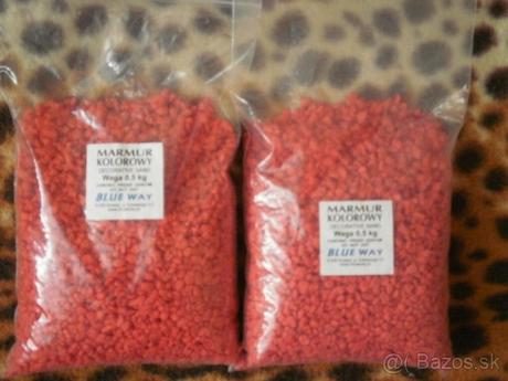 Dekoračný štrk pod sviečky, 