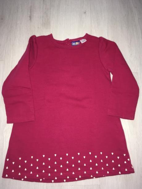 Teplakove saty cyklamenove, lupilu,86