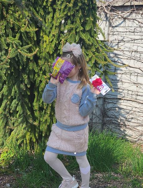 Teplý kompletík sukňa a pulóver 122-128, 122