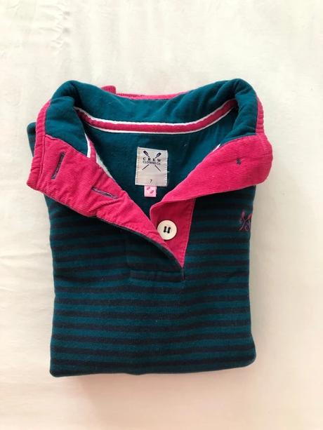 Dievčenská bavlnená mikina crew clothing co. 122, 122