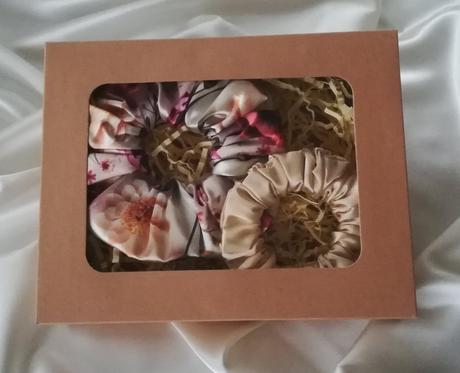 Darčekové balenie, set, doplnky na vlasy, gumičky,