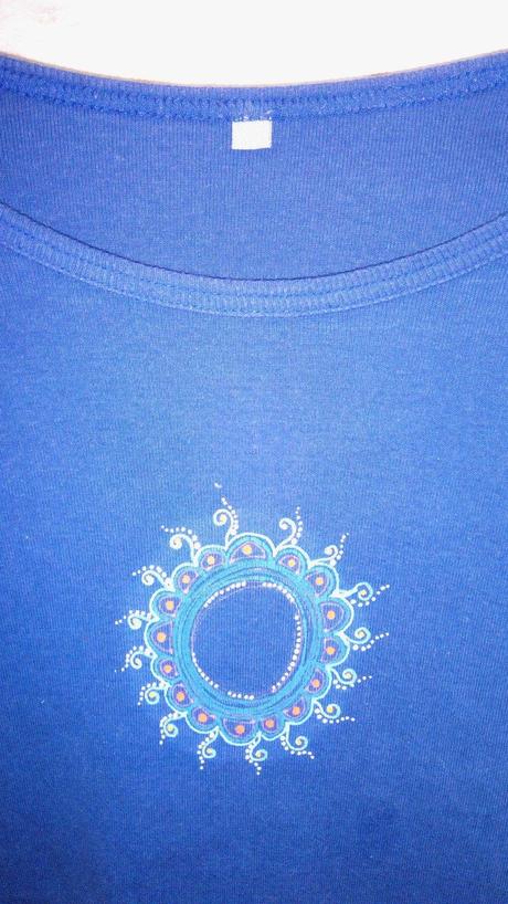 Pestrofarebné tričká s mandalami, l