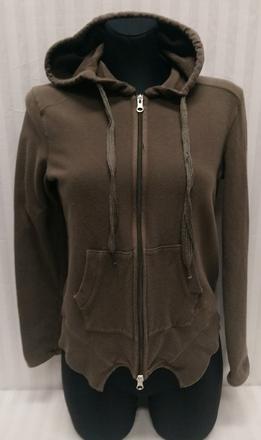 Dámska hnedá mikina s kapucňou, marc aurel, s, s